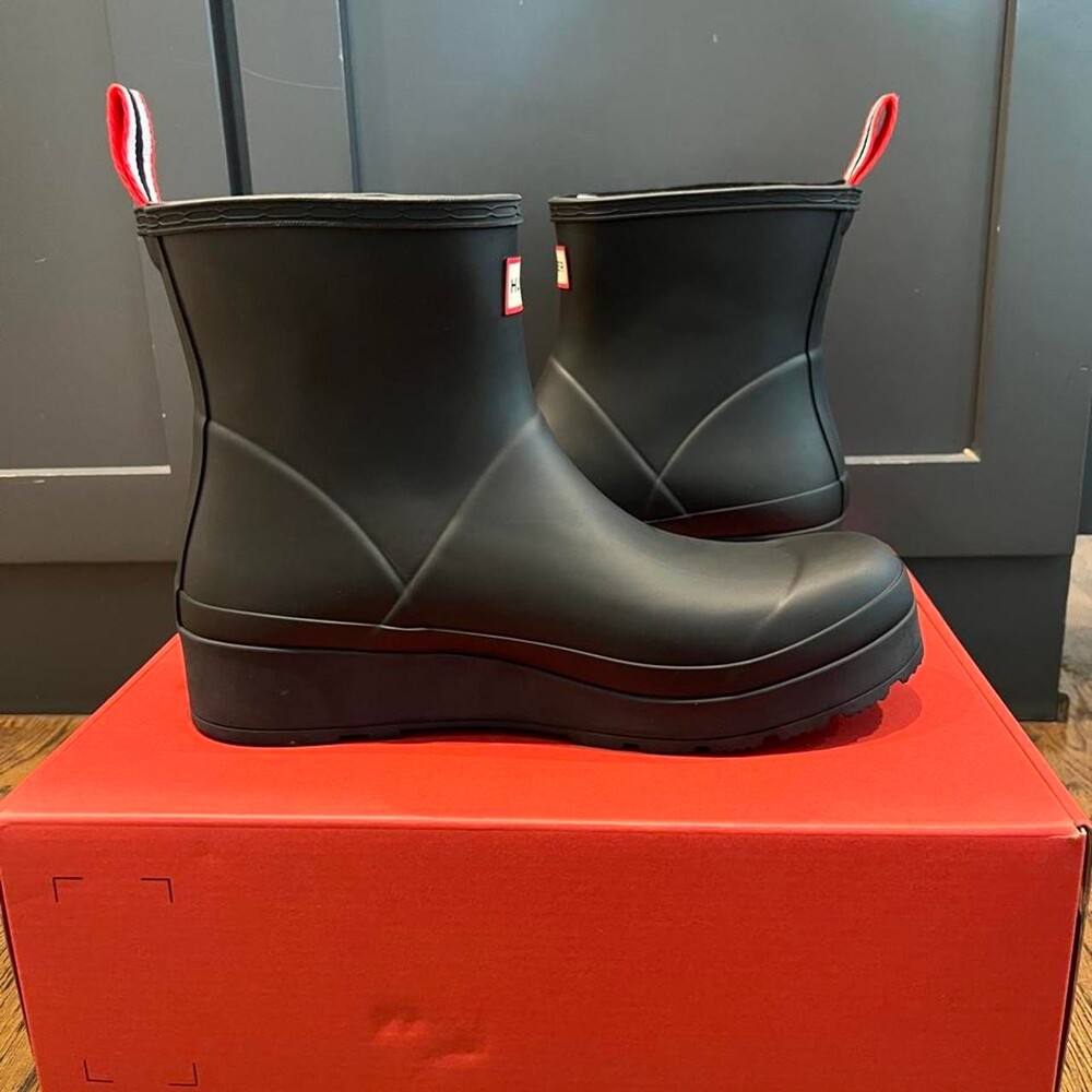 Hunter Women's Original Short Gloss Black Rain Boots W10